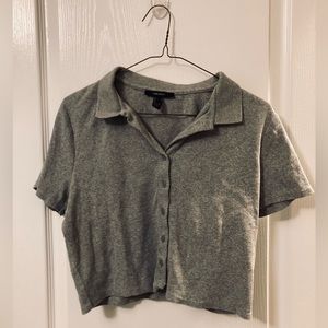 Forever 21 Grey Crop